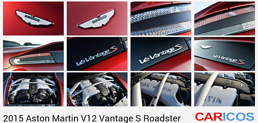 Aston Martin V12 Vantage S Roadster | 2015MY |  (Diavolo Red)  | Badge