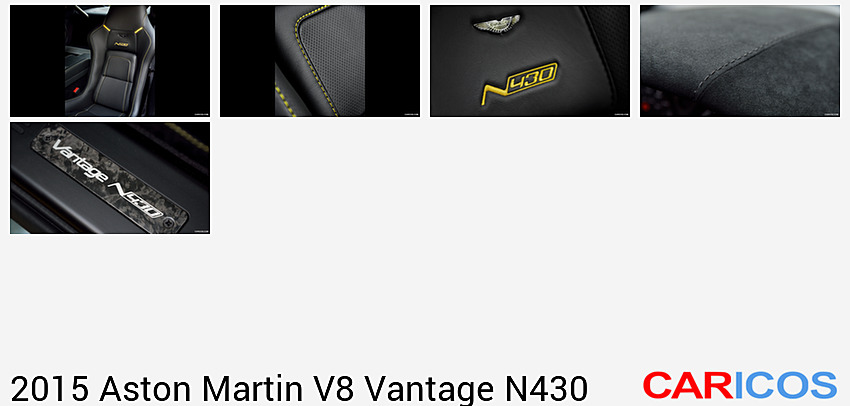 Aston Martin V8 Vantage N430 | 2015MY |   | Interior Detail
