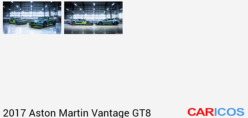 Aston Martin Vantage GT8 | 2017MY | and AM V8 Vantage GTE race car | Front