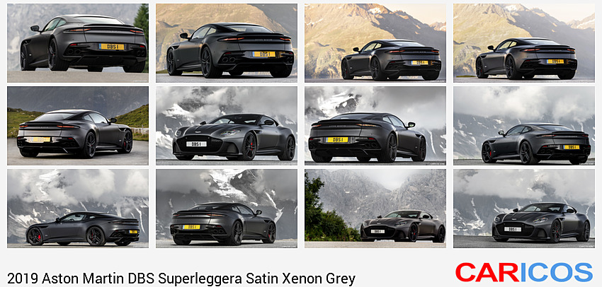 Aston Martin DBS Superleggera Satin Xenon Grey | 2019MY | Rear Three-Quarter