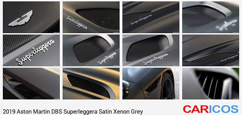 Aston Martin DBS Superleggera Satin Xenon Grey | 2019MY | Badge