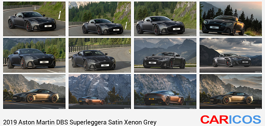 Aston Martin DBS Superleggera Satin Xenon Grey | 2019MY | Front Three-Quarter