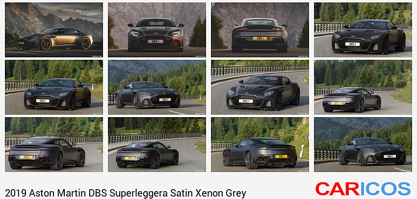 Aston Martin DBS Superleggera Satin Xenon Grey | 2019MY | Front Three-Quarter
