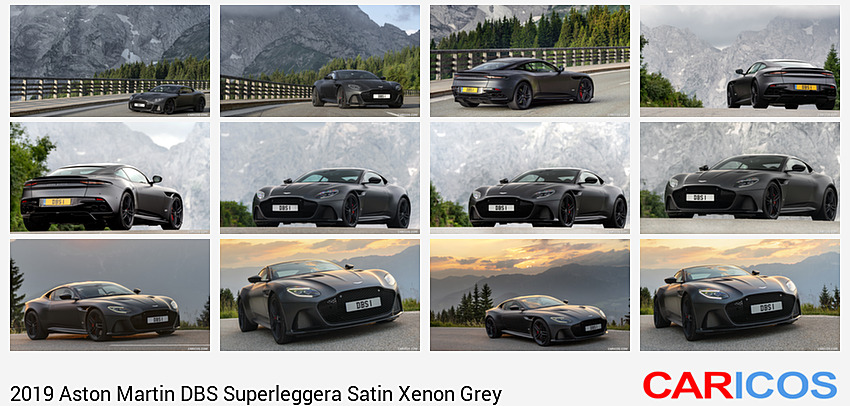 Aston Martin DBS Superleggera Satin Xenon Grey | 2019MY | Front Three-Quarter