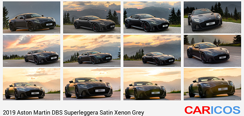 Aston Martin DBS Superleggera Satin Xenon Grey | 2019MY | Front Three-Quarter