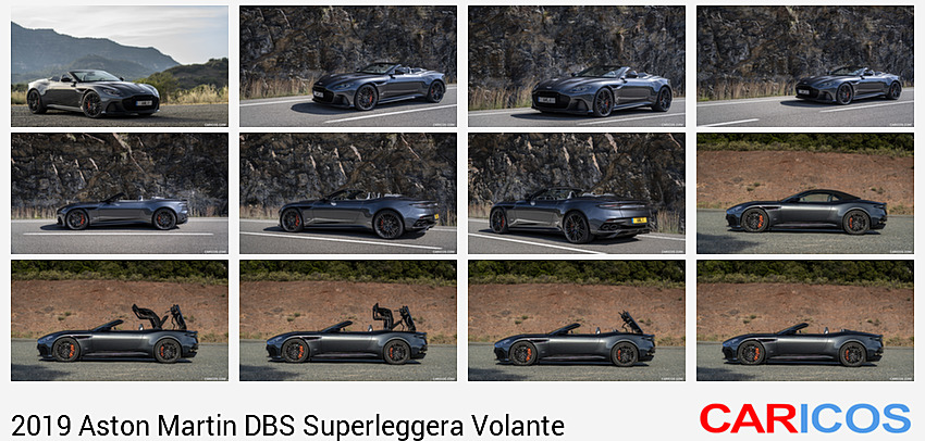 Aston Martin DBS Superleggera Volante | 2019MY |  (Color: Xenon Gray) | Front Three-Quarter