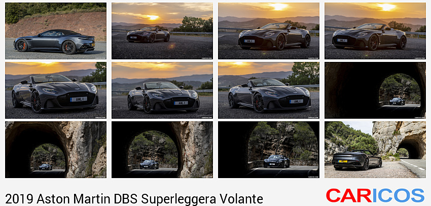 Aston Martin DBS Superleggera Volante | 2019MY |  (Color: Xenon Gray) | Side