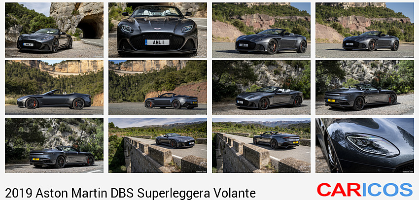 Aston Martin DBS Superleggera Volante | 2019MY |  (Color: Xenon Gray) | Front Three-Quarter