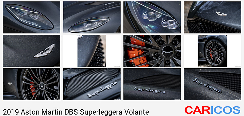 Aston Martin DBS Superleggera Volante | 2019MY |  (Color: Xenon Gray) | Headlight