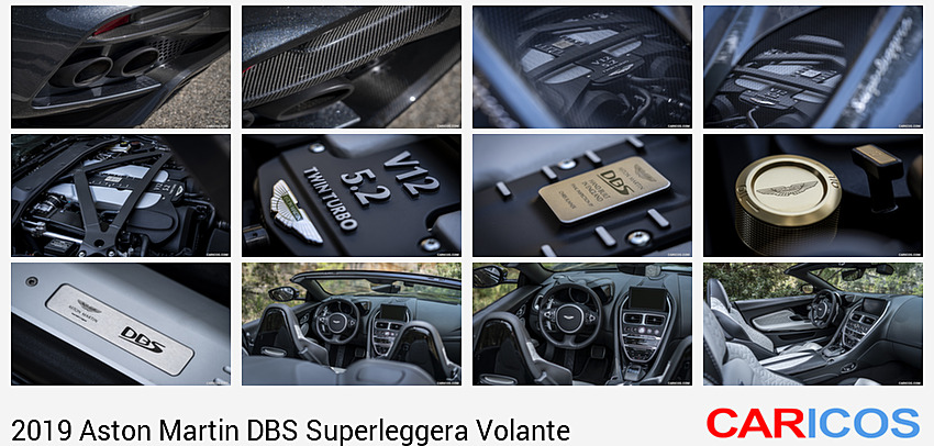 Aston Martin DBS Superleggera Volante | 2019MY |  (Color: Xenon Gray) | Exhaust