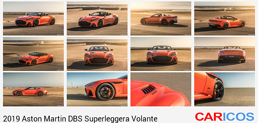Aston Martin DBS Superleggera Volante | 2019MY |  with Volcanic Designer Specification | Front Three-Quarter