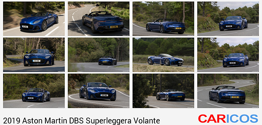 Aston Martin DBS Superleggera Volante | 2019MY |  (Color: Zaffre Blue) | Front Three-Quarter