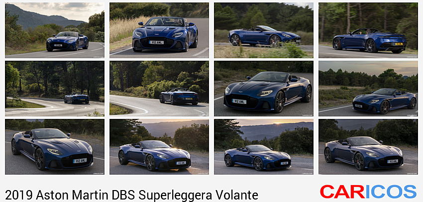 Aston Martin DBS Superleggera Volante | 2019MY |  (Color: Zaffre Blue) | Front