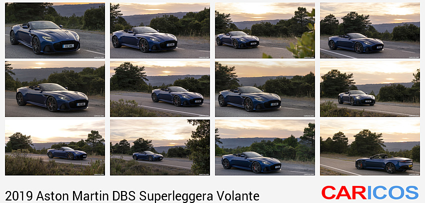 Aston Martin DBS Superleggera Volante | 2019MY |  (Color: Zaffre Blue) | Front Three-Quarter