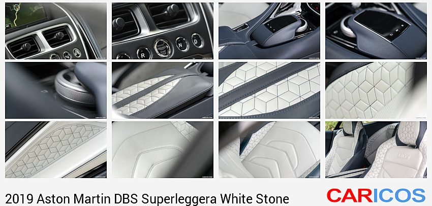 Aston Martin DBS Superleggera White Stone | 2019MY | Central Console