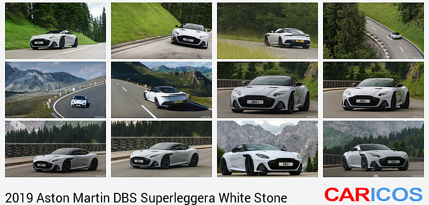 Aston Martin DBS Superleggera White Stone | 2019MY | Front Three-Quarter