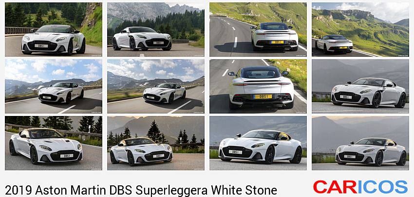 Aston Martin DBS Superleggera White Stone | 2019MY | Front Three-Quarter