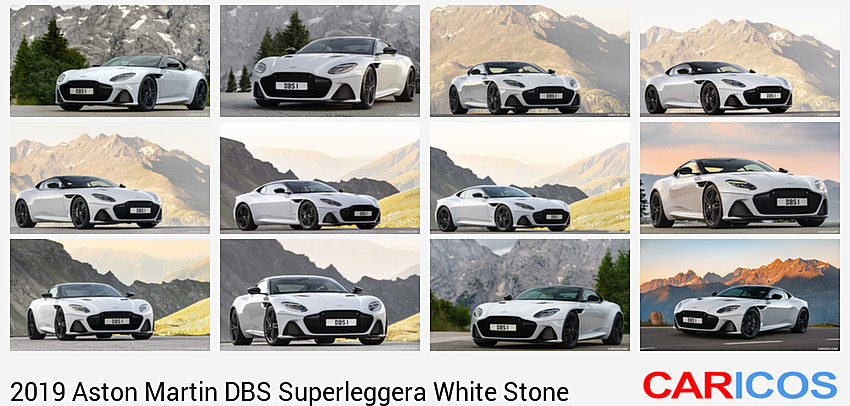 Aston Martin DBS Superleggera White Stone | 2019MY | Front Three-Quarter