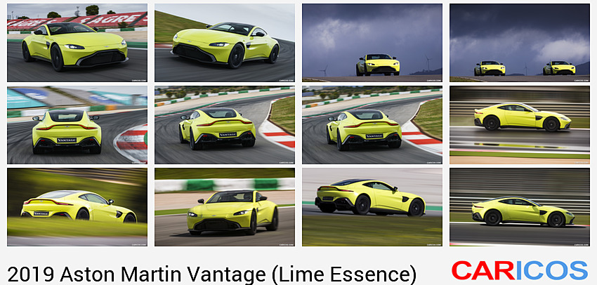 Aston Martin Vantage (Lime Essence) | 2019MY | Front Three-Quarter