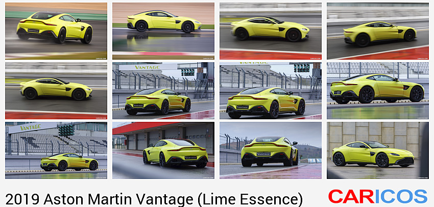 Aston Martin Vantage (Lime Essence) | 2019MY | Rear Three-Quarter