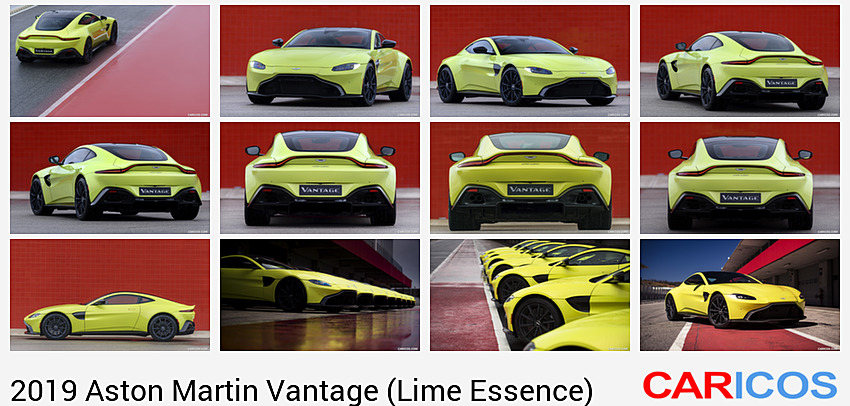 Aston Martin Vantage (Lime Essence) | 2019MY | Rear Three-Quarter