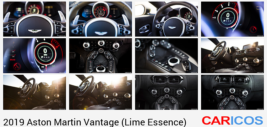 Aston Martin Vantage (Lime Essence) | 2019MY | Interior, Detail