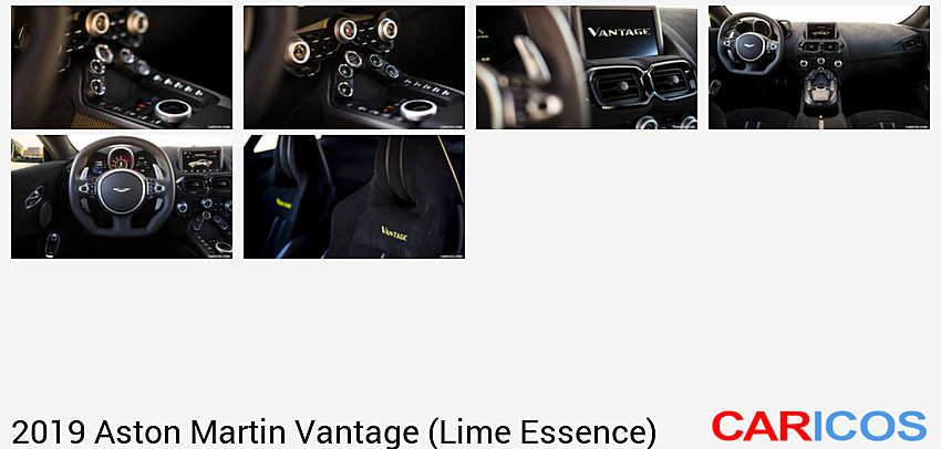 Aston Martin Vantage (Lime Essence) | 2019MY | Interior, Detail