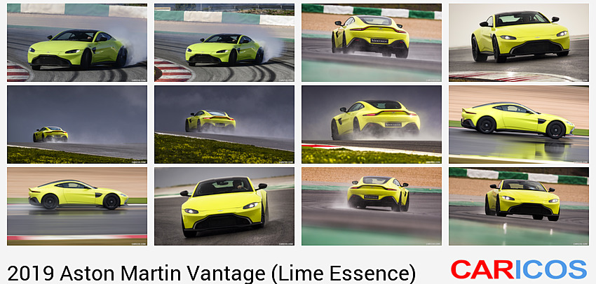 Aston Martin Vantage (Lime Essence) | 2019MY | Front Three-Quarter