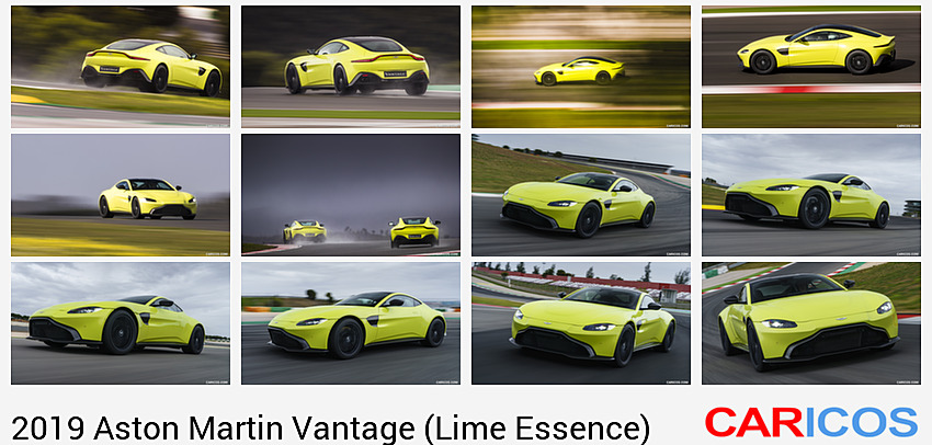 Aston Martin Vantage (Lime Essence) | 2019MY | Rear Three-Quarter