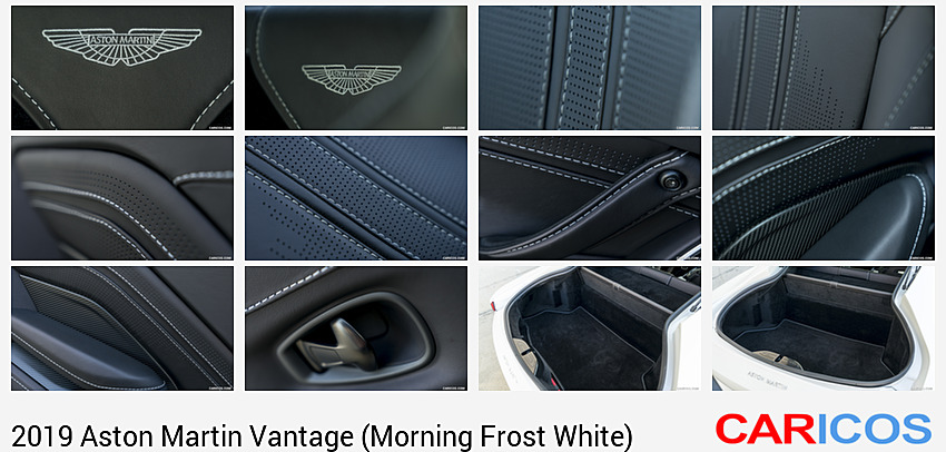 Aston Martin Vantage (Morning Frost White) | 2019MY | Interior, Detail