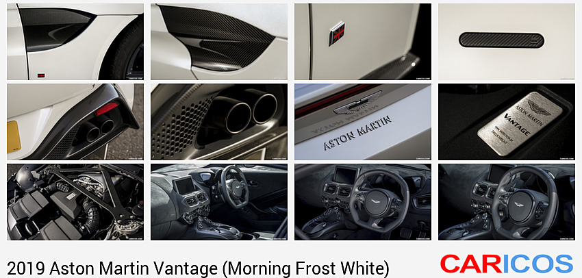 Aston Martin Vantage (Morning Frost White) | 2019MY | Side Vent