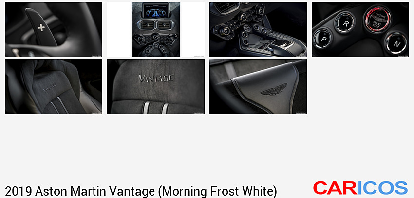 Aston Martin Vantage (Morning Frost White) | 2019MY | Paddle Shifters
