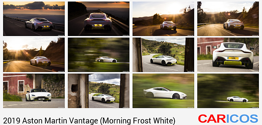 Aston Martin Vantage (Morning Frost White) | 2019MY | Rear Three-Quarter
