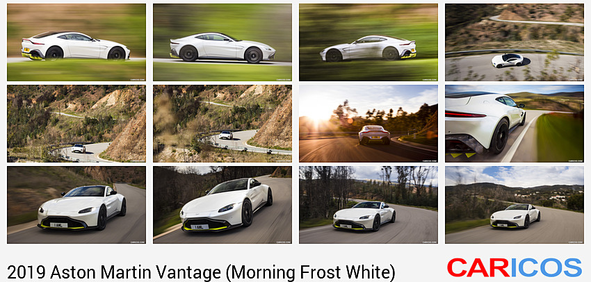 Aston Martin Vantage (Morning Frost White) | 2019MY | Side