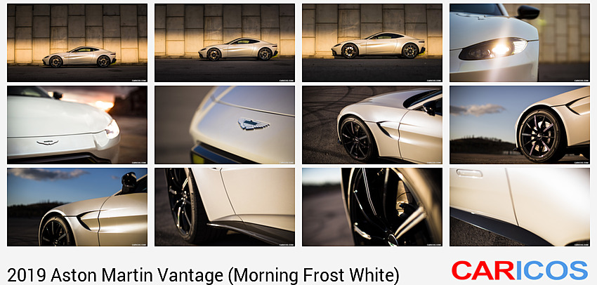 Aston Martin Vantage (Morning Frost White) | 2019MY | Side