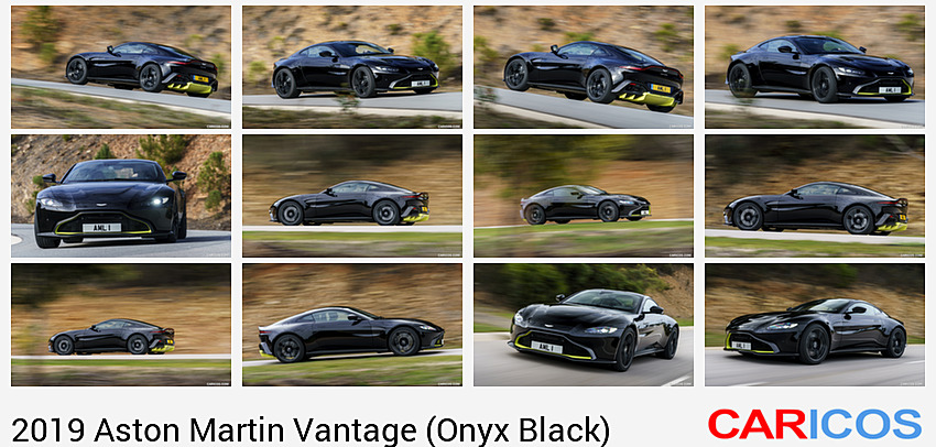 Aston Martin Vantage (Onyx Black) | 2019MY | Rear Three-Quarter