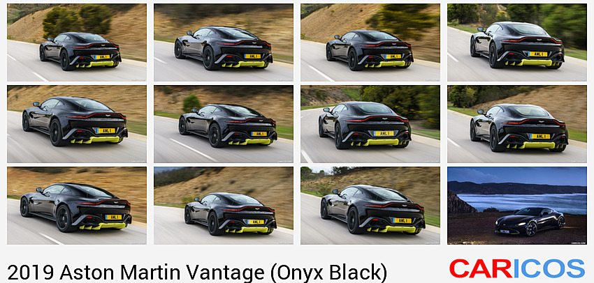 Aston Martin Vantage (Onyx Black) | 2019MY | Rear Three-Quarter