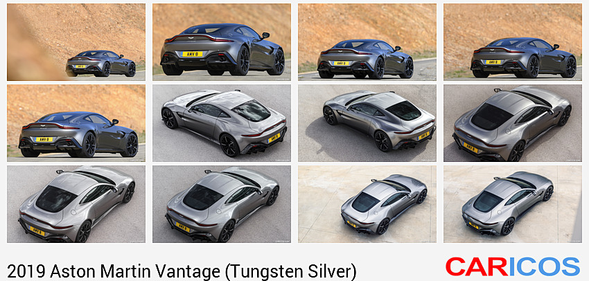 Aston Martin Vantage (Tungsten Silver) | 2019MY | Rear Three-Quarter
