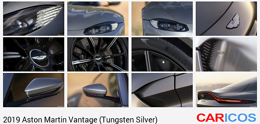 Aston Martin Vantage (Tungsten Silver) | 2019MY | Headlight
