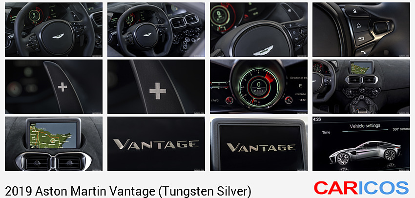 Aston Martin Vantage (Tungsten Silver) | 2019MY | Interior, Detail