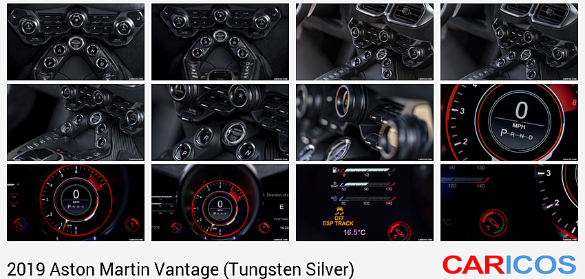 Aston Martin Vantage (Tungsten Silver) | 2019MY | Interior, Detail