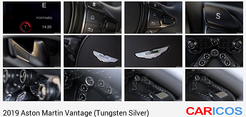 Aston Martin Vantage (Tungsten Silver) | 2019MY | Interior, Detail