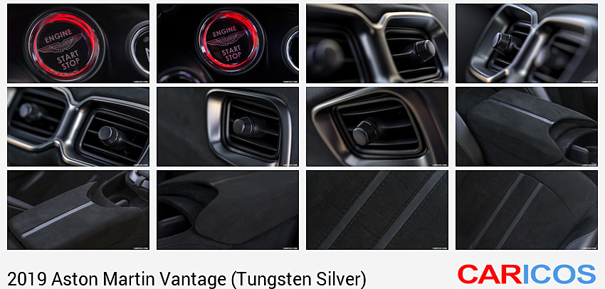 Aston Martin Vantage (Tungsten Silver) | 2019MY | Interior, Detail