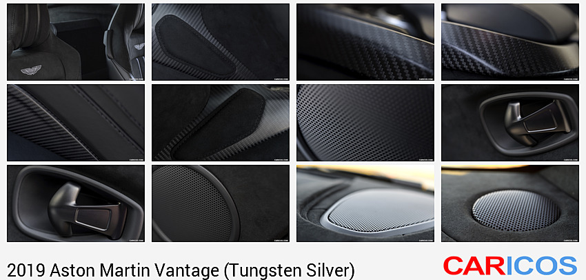 Aston Martin Vantage (Tungsten Silver) | 2019MY | Interior, Detail