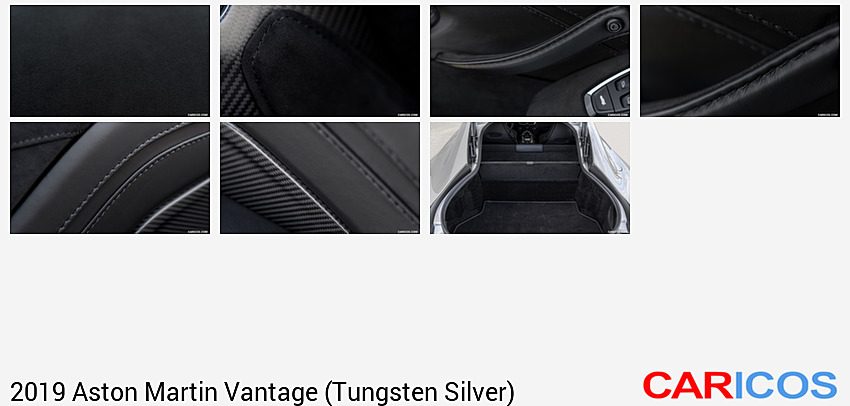 Aston Martin Vantage (Tungsten Silver) | 2019MY | Interior, Detail