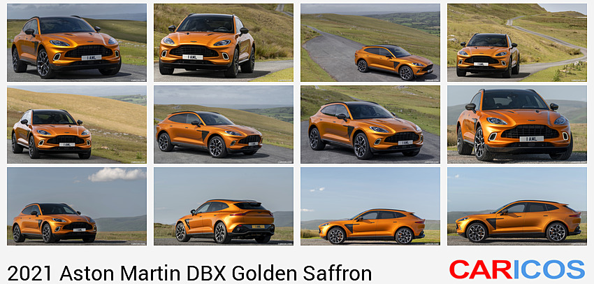 Aston Martin DBX Golden Saffron | 2021MY | Front