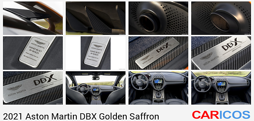 Aston Martin DBX Golden Saffron | 2021MY | Spoiler