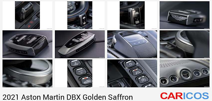 Aston Martin DBX Golden Saffron | 2021MY | Central Console