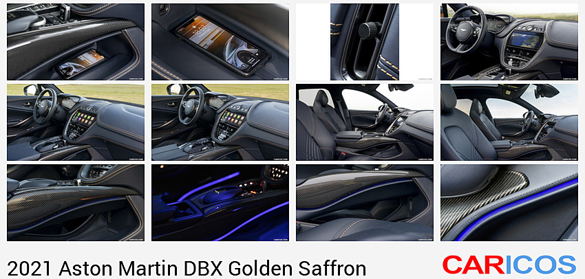 Aston Martin DBX Golden Saffron | 2021MY | Interior, Detail