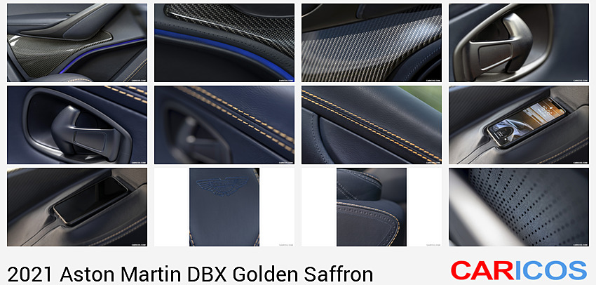 Aston Martin DBX Golden Saffron | 2021MY | Interior, Detail